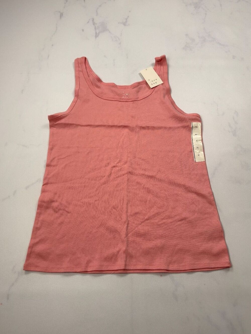A New Day Tank Top Rose Scoop Neck Sleeveless - Womens XL NWT